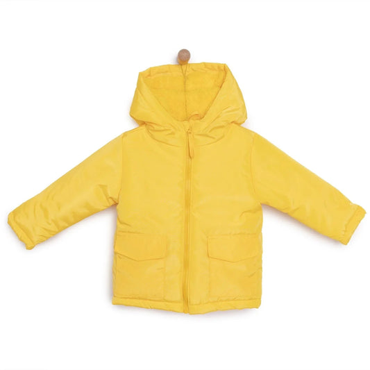 HelloBaby Hooded Coat - Yellow | Luxury Home Accessories | Heulog Glow