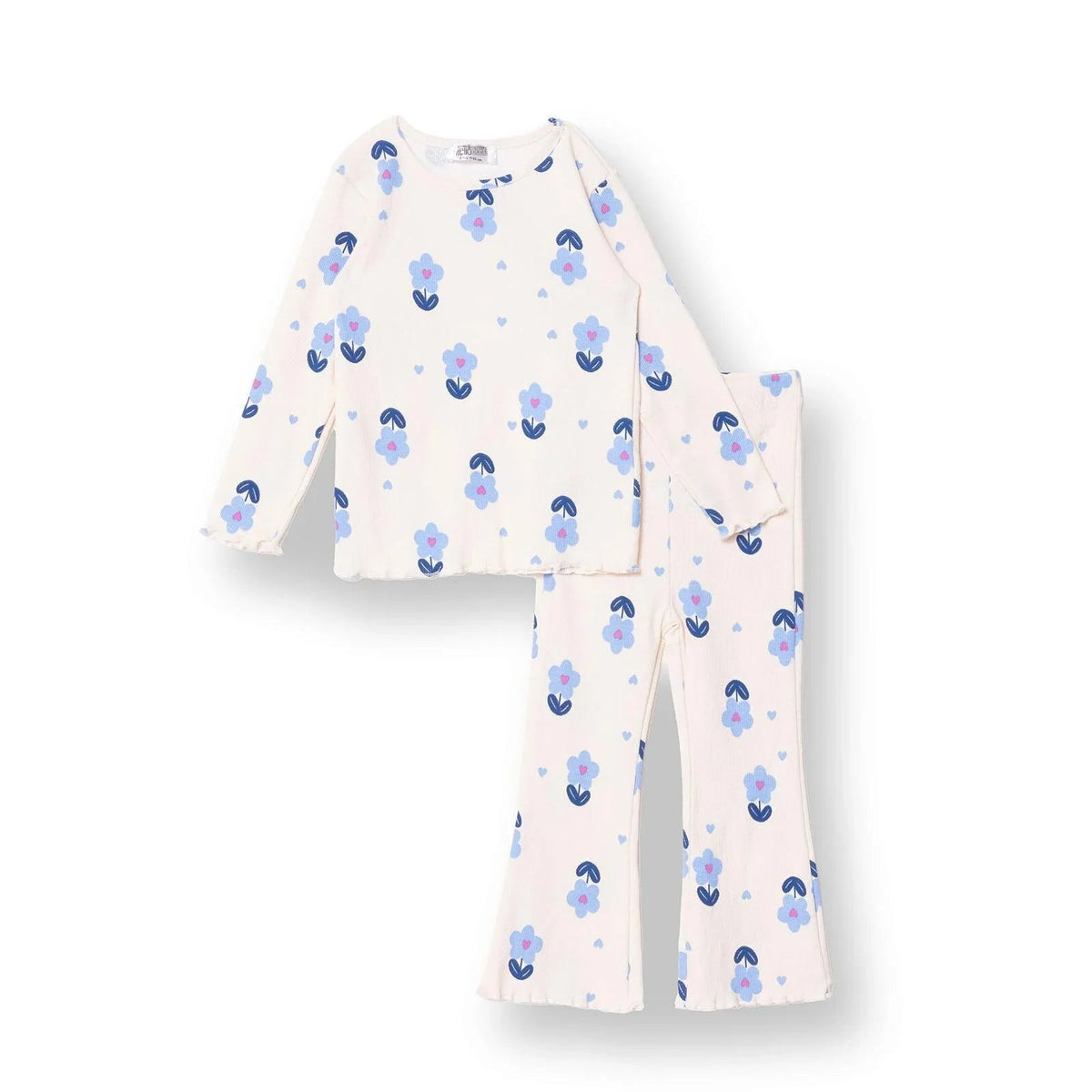 HelloBaby Jogging Set - Ecru Printed | Luxury Home Accessories | Heulog Glow