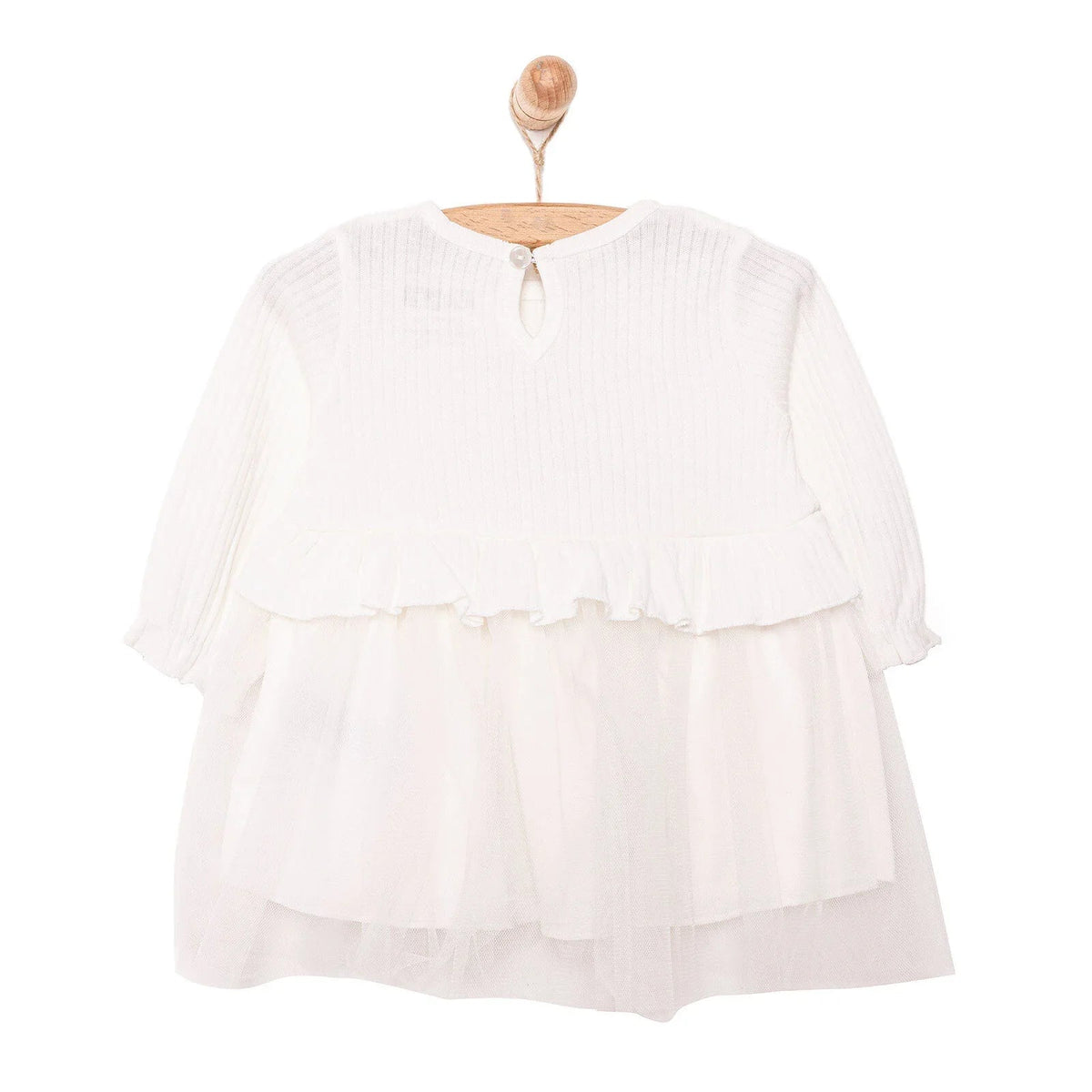 HelloBaby Little Life Newborn Girl Dress - Ecru | Luxury Home Accessories | Heulog Glow