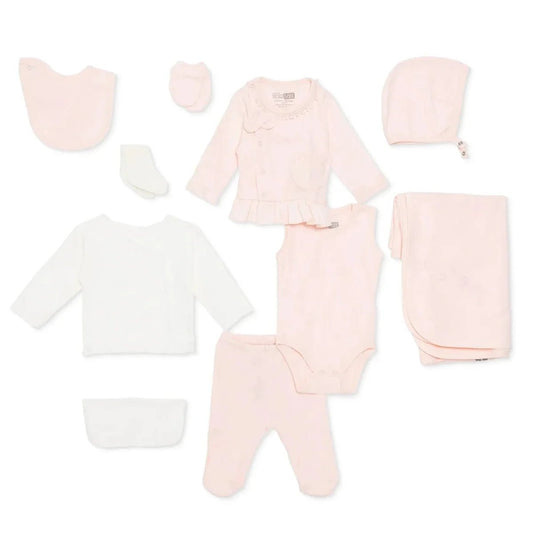 HelloBaby Newborn 10 pcs Starter Set - Pink | Luxury Home Accessories | Heulog Glow