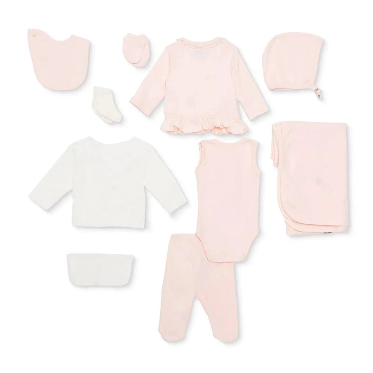HelloBaby Newborn 10 pcs Starter Set - Pink | Luxury Home Accessories | Heulog Glow
