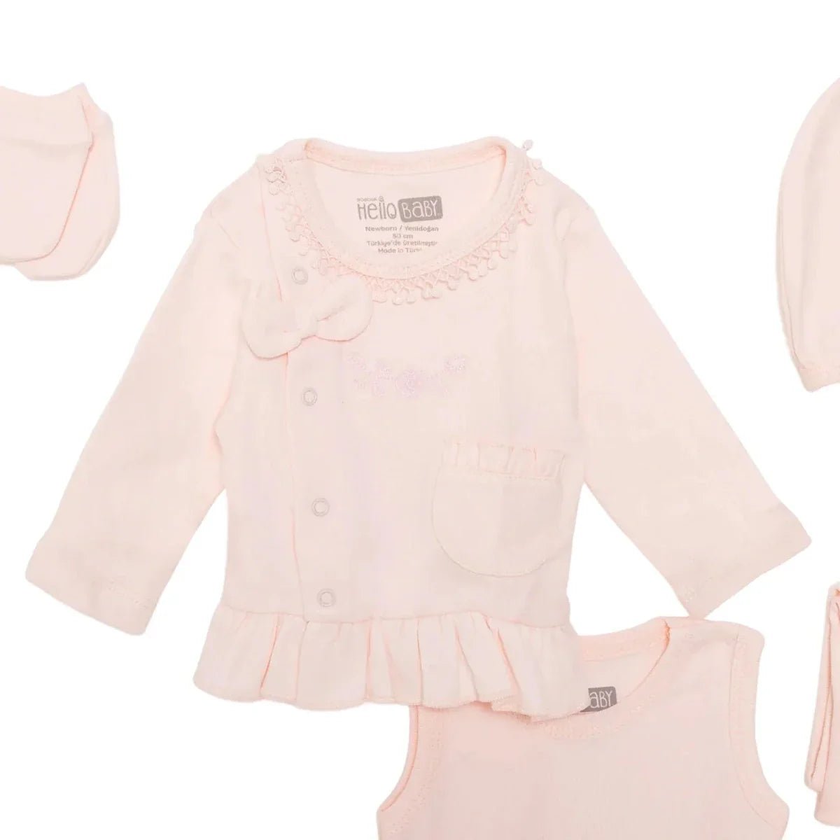 HelloBaby Newborn 10 pcs Starter Set - Pink | Luxury Home Accessories | Heulog Glow