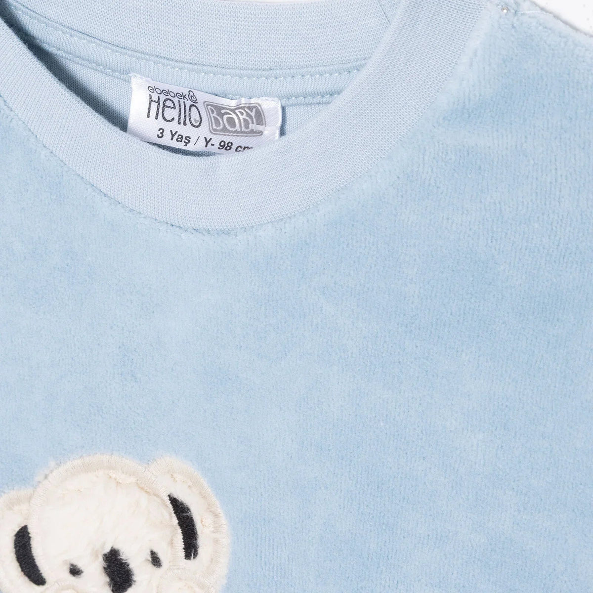 HelloBaby Velvet Pyjamas Set - Blue | Luxury Home Accessories | Heulog Glow