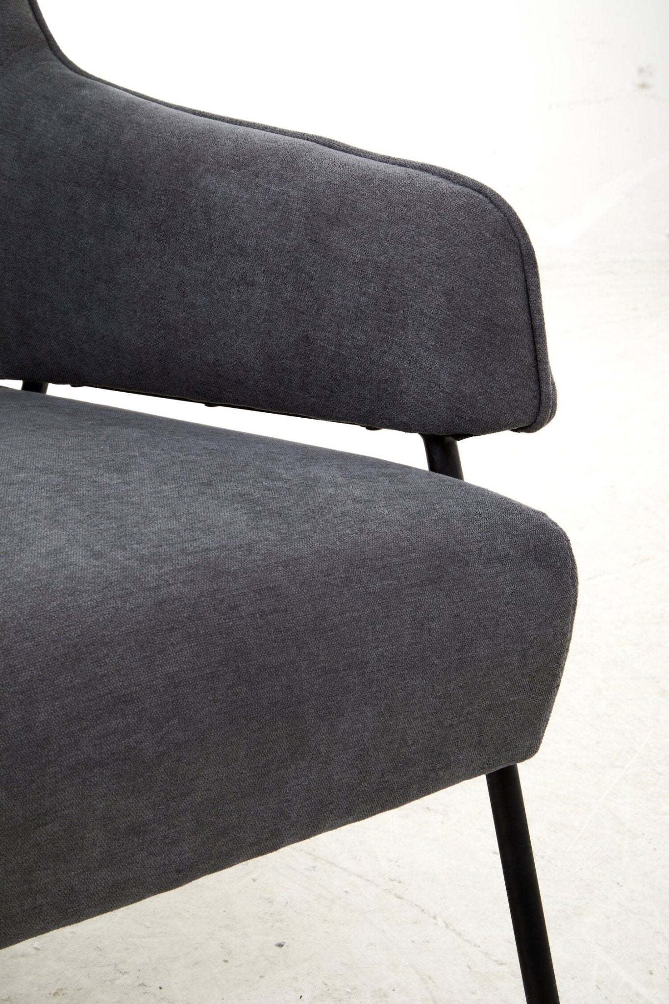 Henia Ash Velvet Chair | Luxury Home Accessories | Heulog Glow
