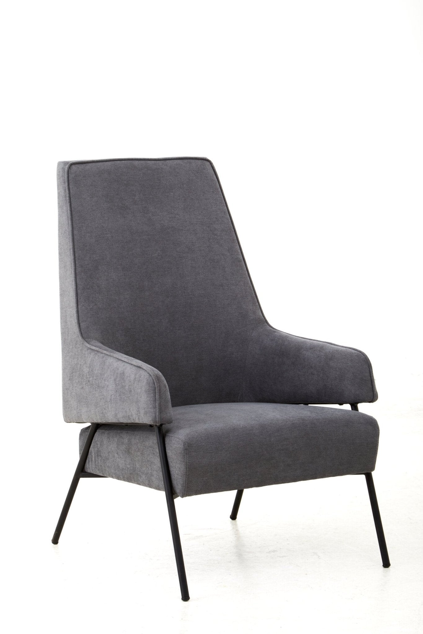 Henia Ash Velvet Chair | Luxury Home Accessories | Heulog Glow
