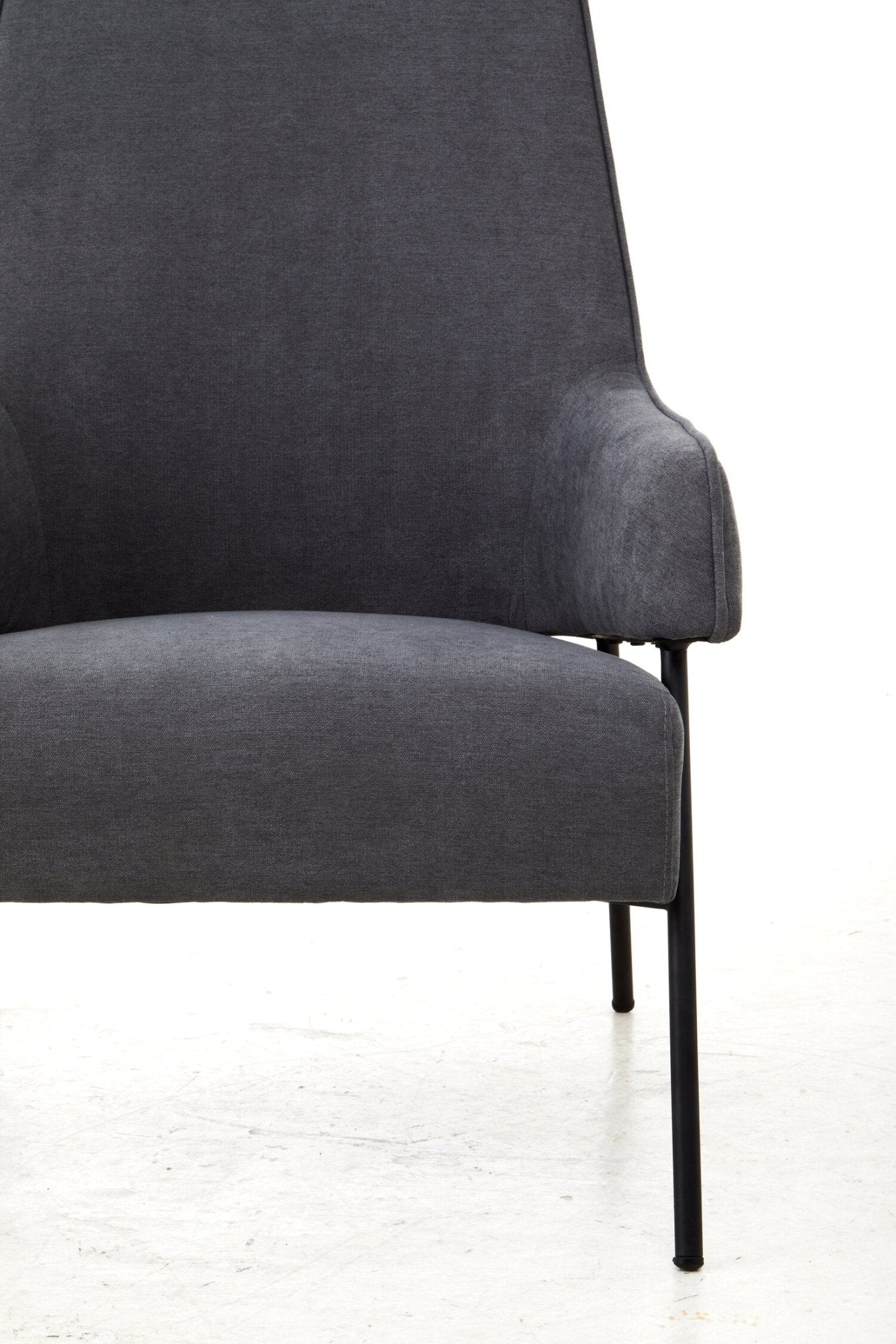 Henia Ash Velvet Chair | Luxury Home Accessories | Heulog Glow
