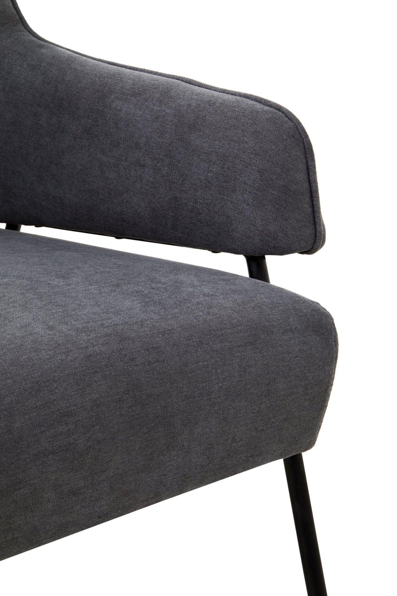 Henia Ash Velvet Chair | Luxury Home Accessories | Heulog Glow