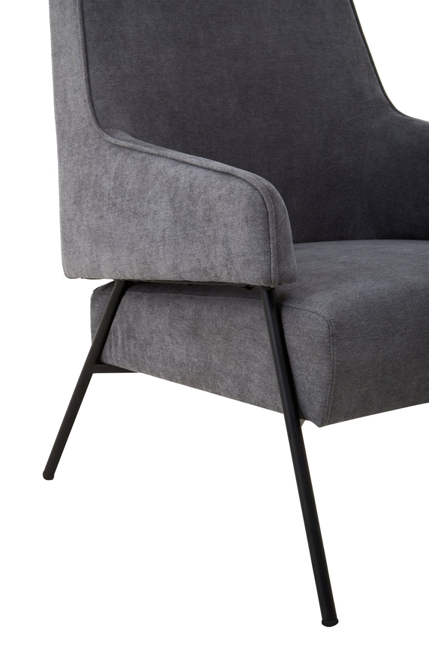 Henia Ash Velvet Chair | Luxury Home Accessories | Heulog Glow
