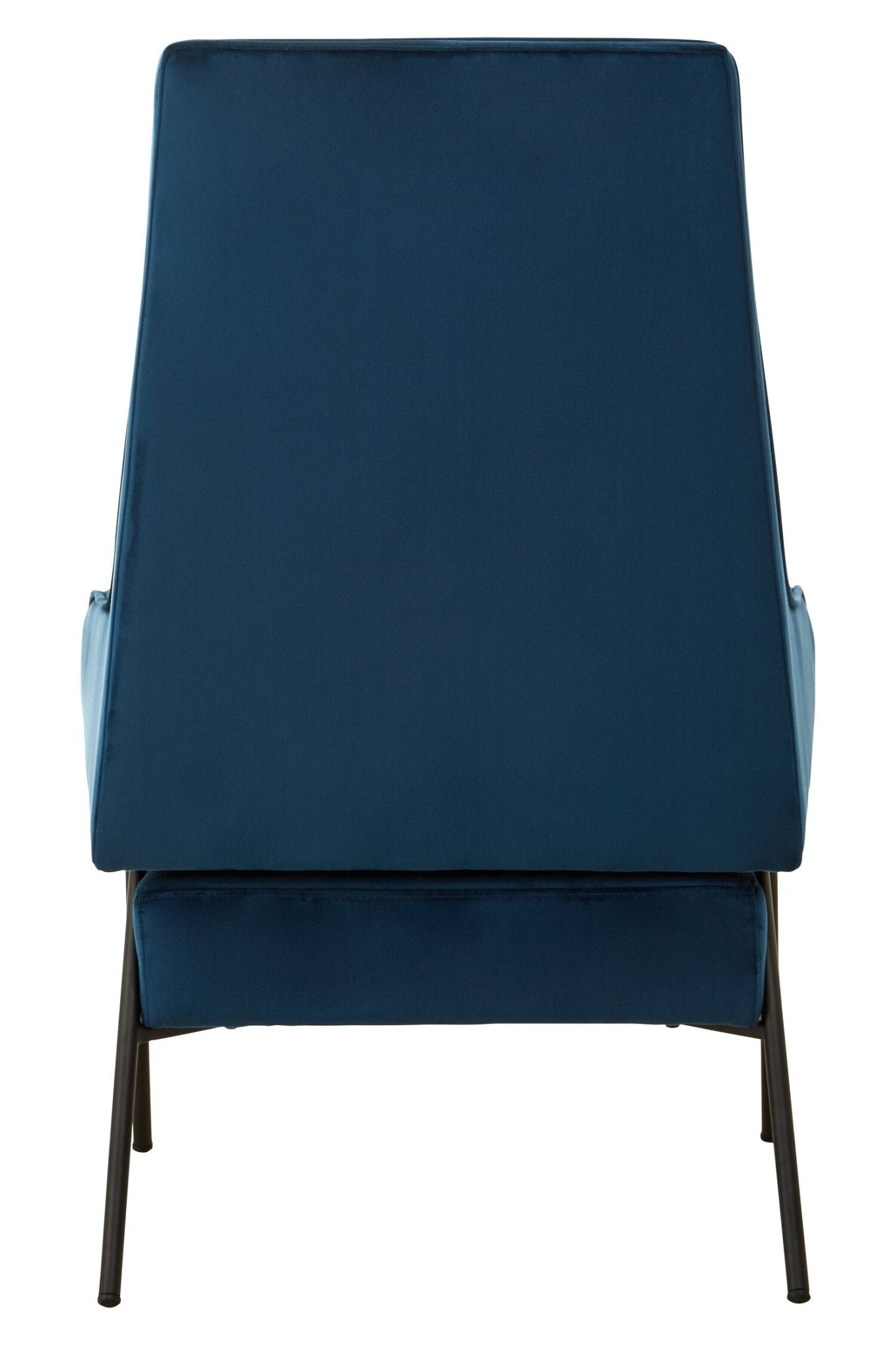 Henia Blue Velvet Chair | Luxury Home Accessories | Heulog Glow