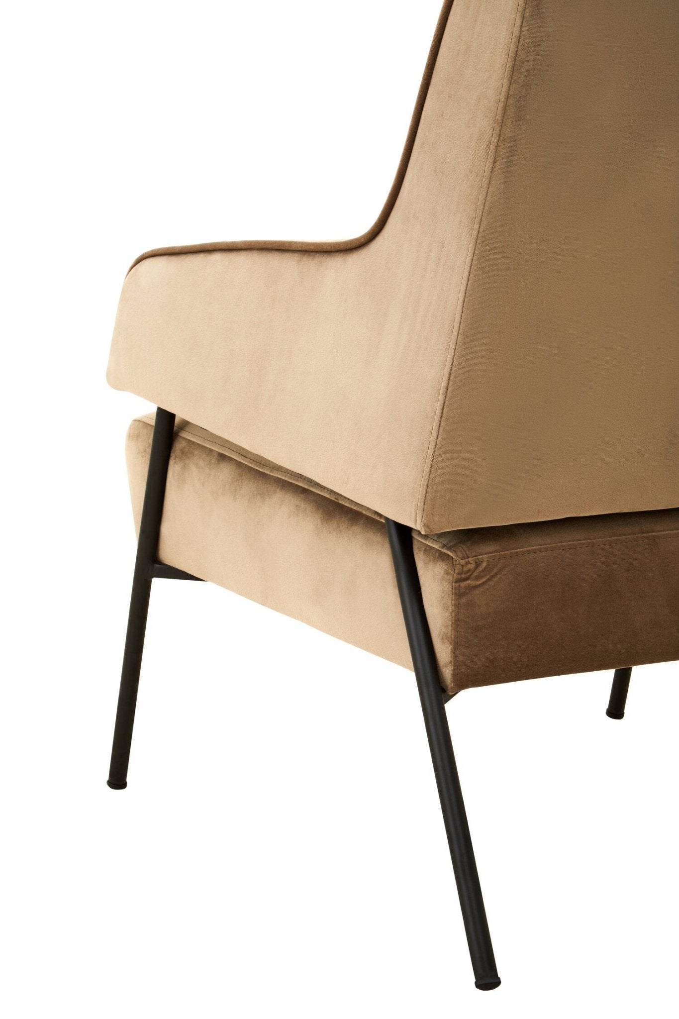 Henia Mink Velvet Chair | Luxury Home Accessories | Heulog Glow