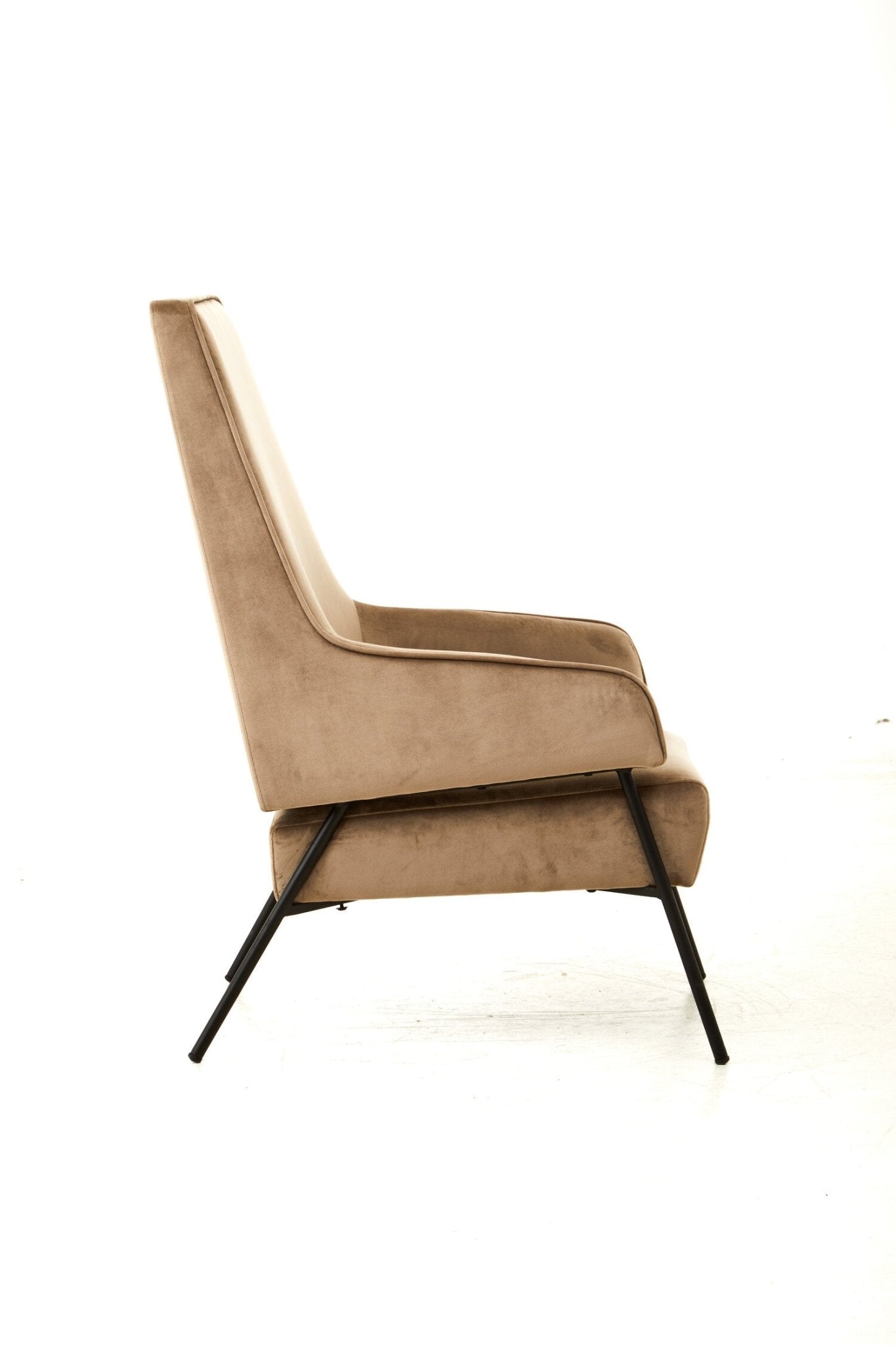 Henia Mink Velvet Chair | Luxury Home Accessories | Heulog Glow