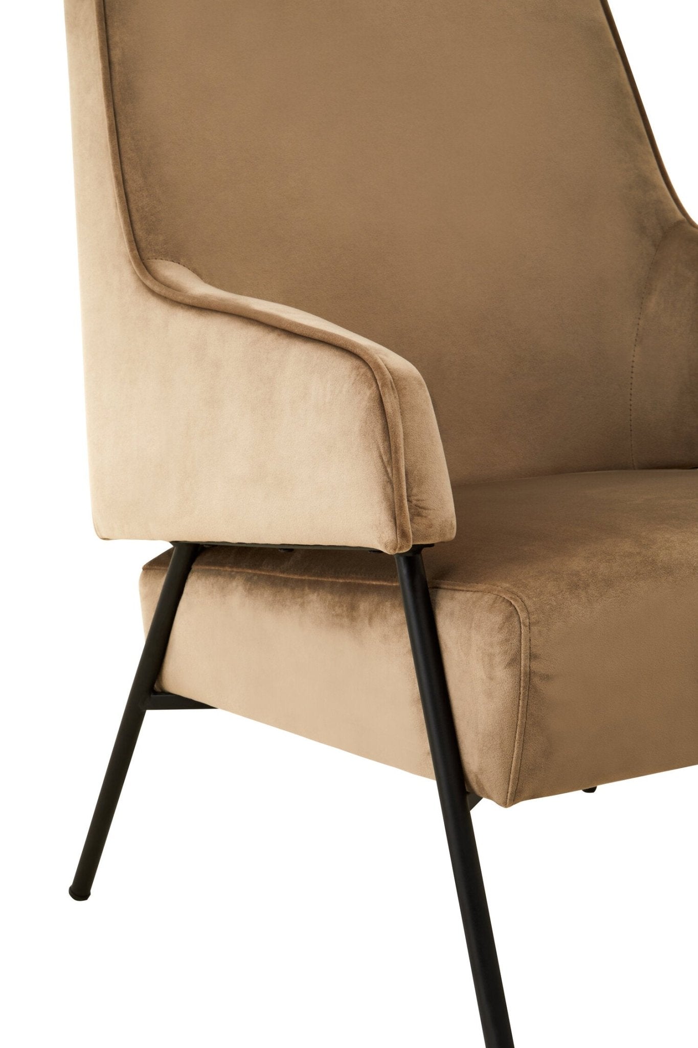 Henia Mink Velvet Chair | Luxury Home Accessories | Heulog Glow