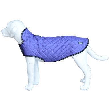 Henry Wag Purple Quilted Dog Jacket Medium 45cm | Luxury Home Accessories | Heulog Glow