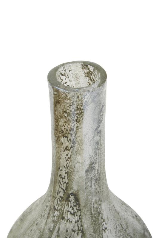 Herbie Large Metallic Effect Bottle Vase | Luxury Home Accessories | Heulog Glow