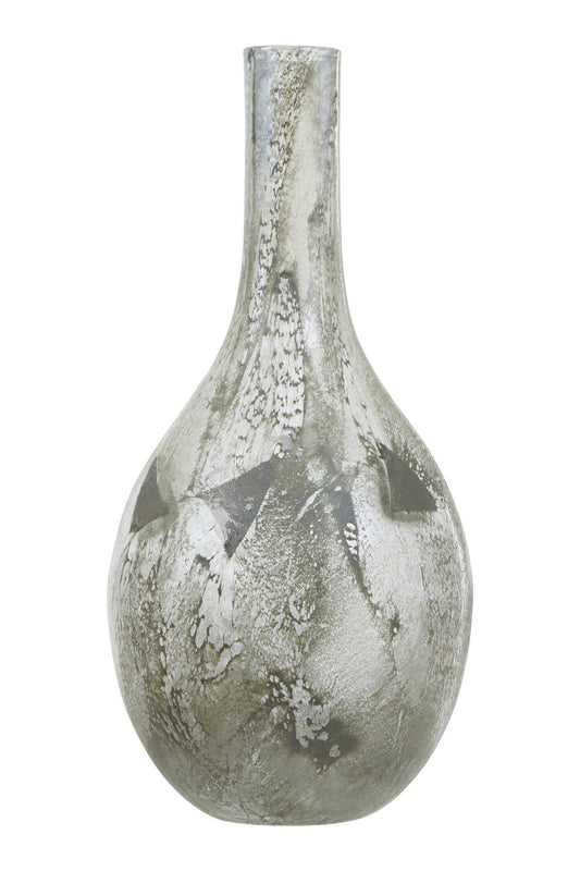 Herbie Large Metallic Effect Bottle Vase | Luxury Home Accessories | Heulog Glow
