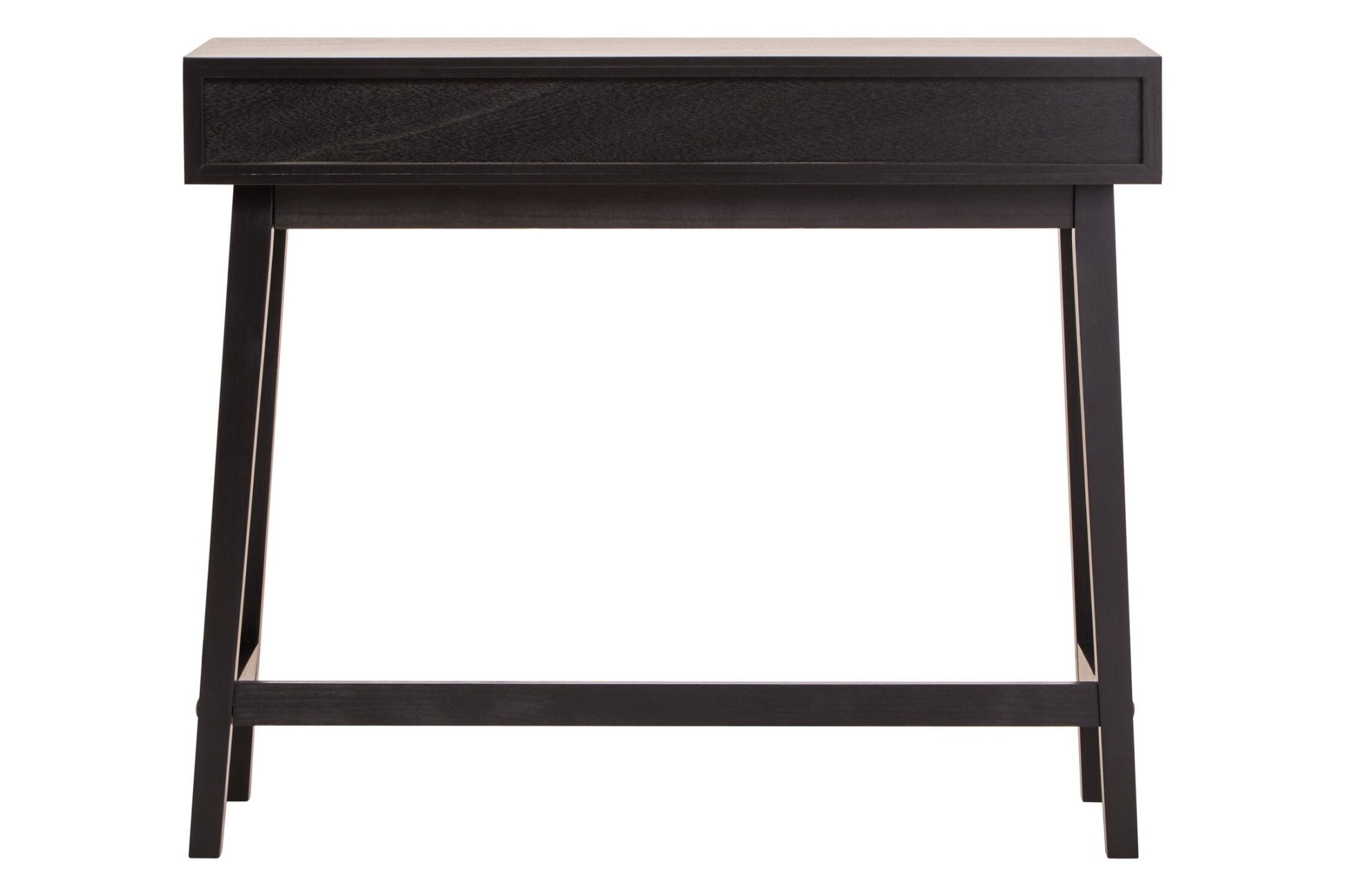Heritage Two Drawer Black Finish Wooden Console Table | Luxury Home Accessories | Heulog Glow