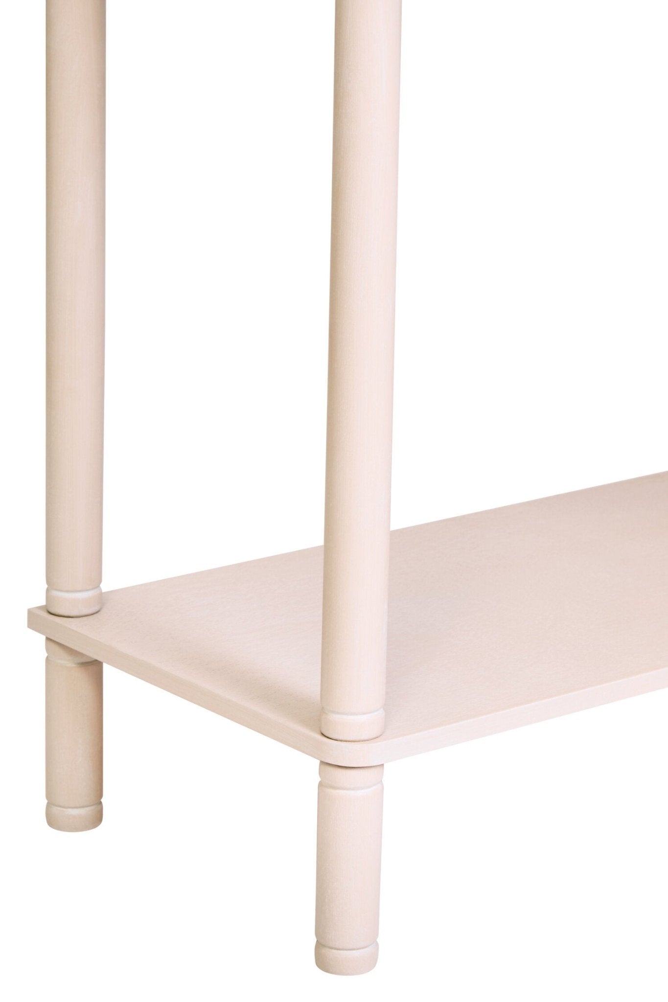 Heritage Two Drawer Reed Detail Taupe Wooden Console Table | Luxury Home Accessories | Heulog Glow