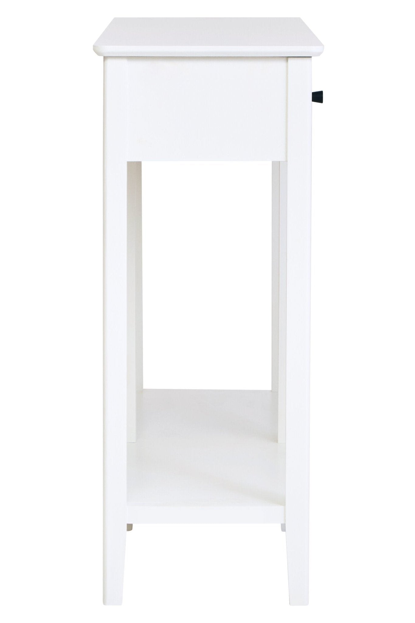 Heritage Two Drawer White Wooden Console Table | Luxury Home Accessories | Heulog Glow