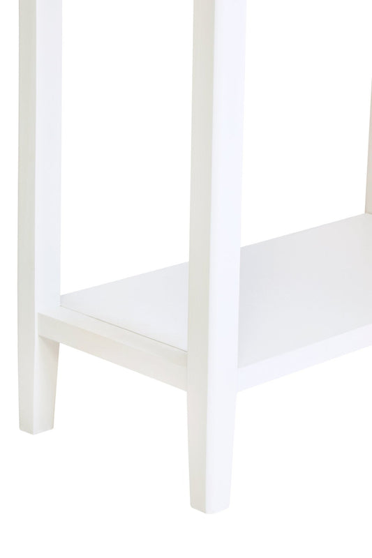 Heritage Two Drawer White Wooden Console Table | Luxury Home Accessories | Heulog Glow