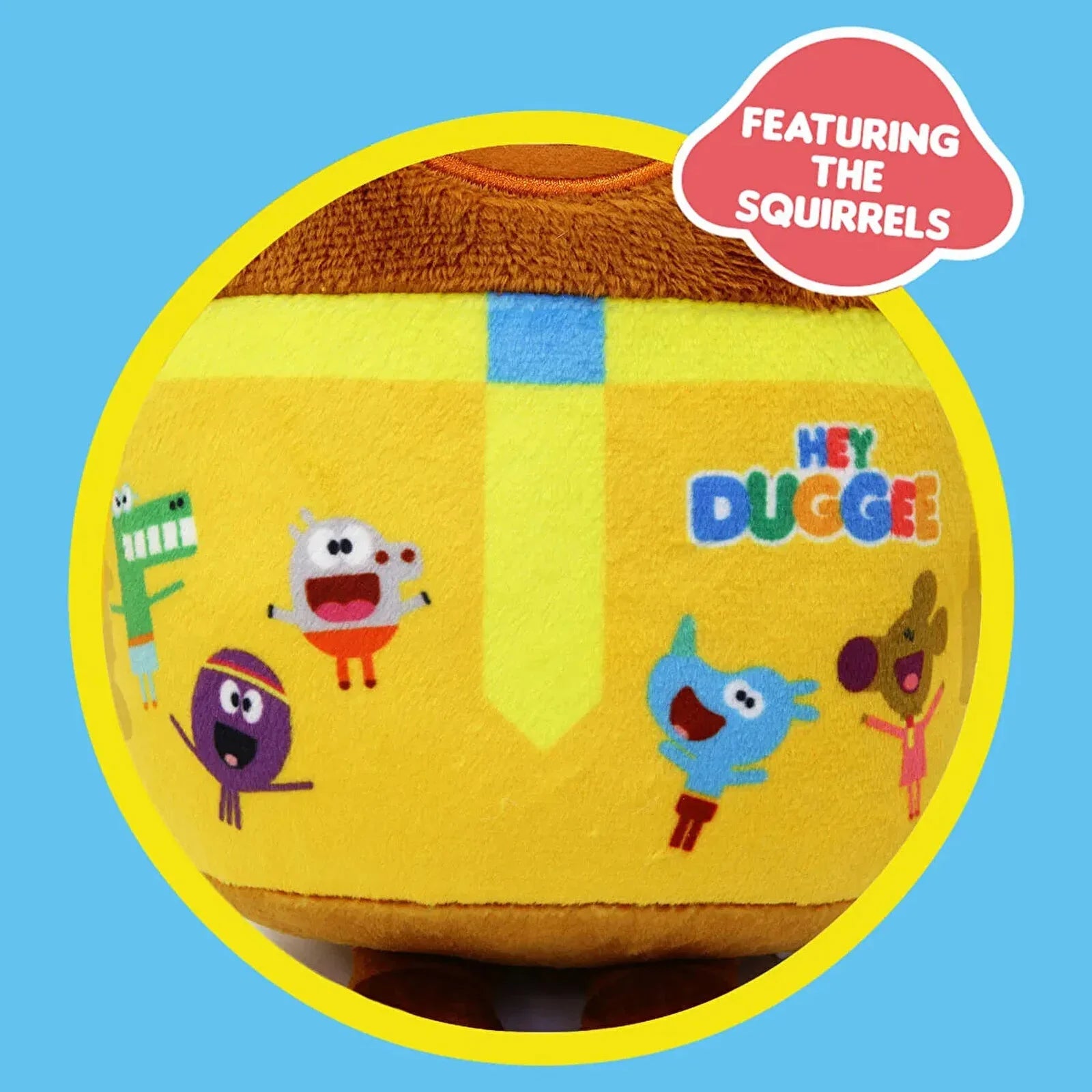 Hey Duggee Squirrel Club Soft Toy | Luxury Home Accessories | Heulog Glow