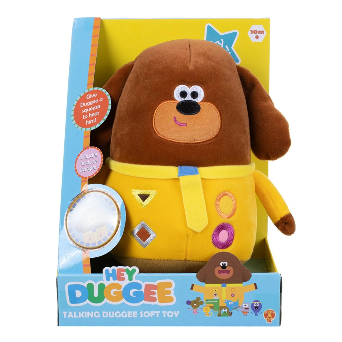Hey Duggee Talking Duggee Soft Toy | Luxury Home Accessories | Heulog Glow