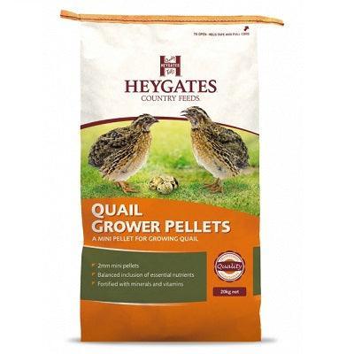 Heygates Quail Grower Pellets | Luxury Home Accessories | Heulog Glow