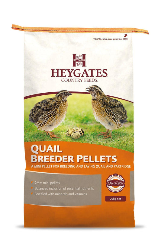 Heygates Quail Layer/Breeder Pells | Luxury Home Accessories | Heulog Glow
