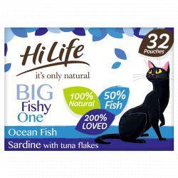 Hi Life Cat Ocean Fish Recipes in Jelly Pouch 32 pack, 70g | Luxury Home Accessories | Heulog Glow