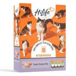 Hi Life Pouches Kitten Tender Chicken Pate 8pk, 70g | Luxury Home Accessories | Heulog Glow