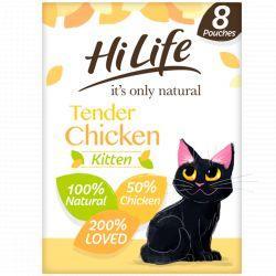 Hi Life Pouches Kitten Tender Chicken Pate 8pk, 70g | Luxury Home Accessories | Heulog Glow