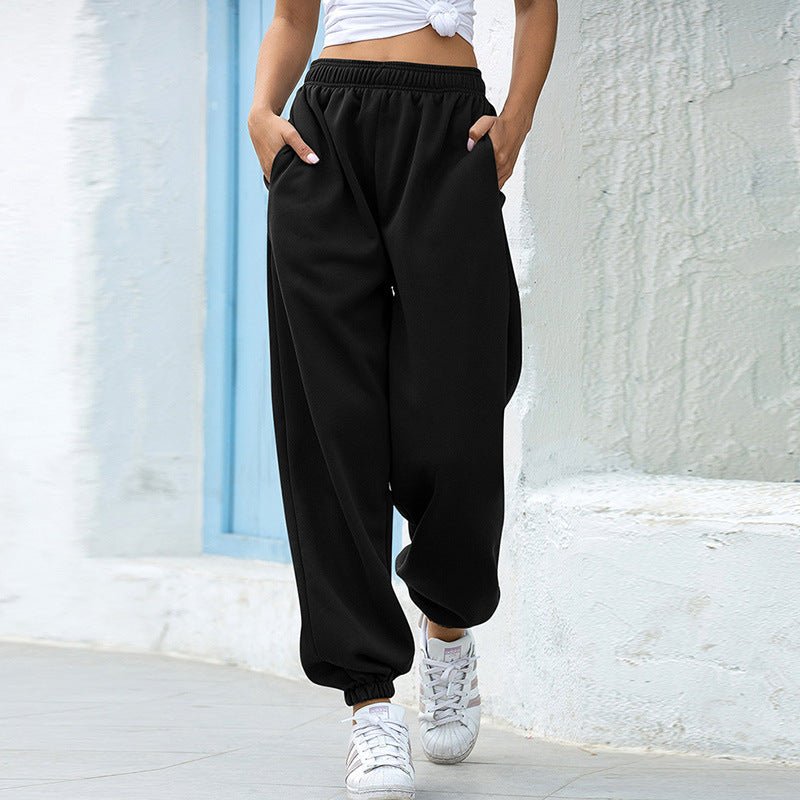 High waist casual track pants | Luxury Home Accessories | Heulog Glow
