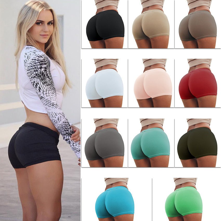 High Waist Stretch Fitness Yoga Gym Shorts Seamless Short Scrunch Butt | Luxury Home Accessories | Heulog Glow