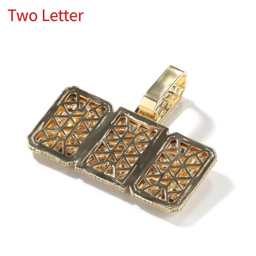 Hip-hop Copper Letter Necklace Customizable | Luxury Home Accessories | Heulog Glow