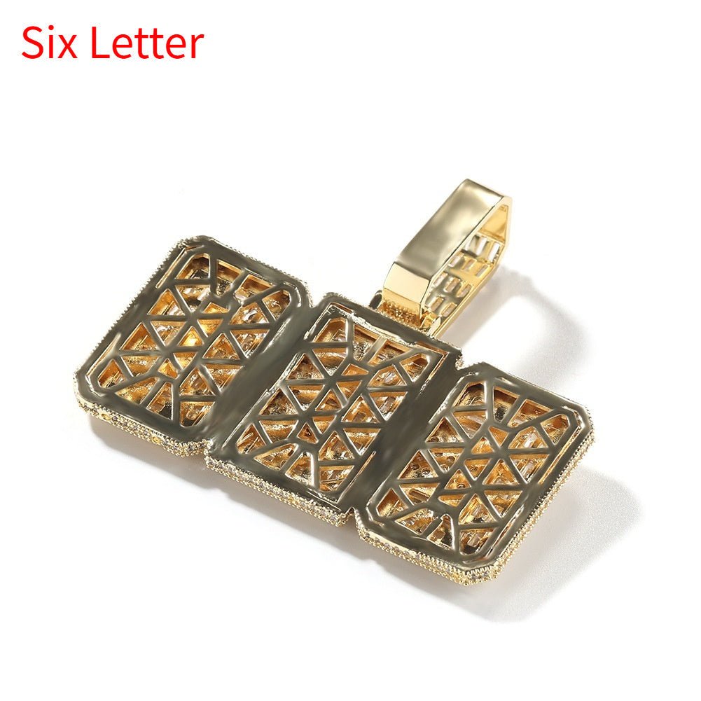 Hip-hop Copper Letter Necklace Customizable | Luxury Home Accessories | Heulog Glow
