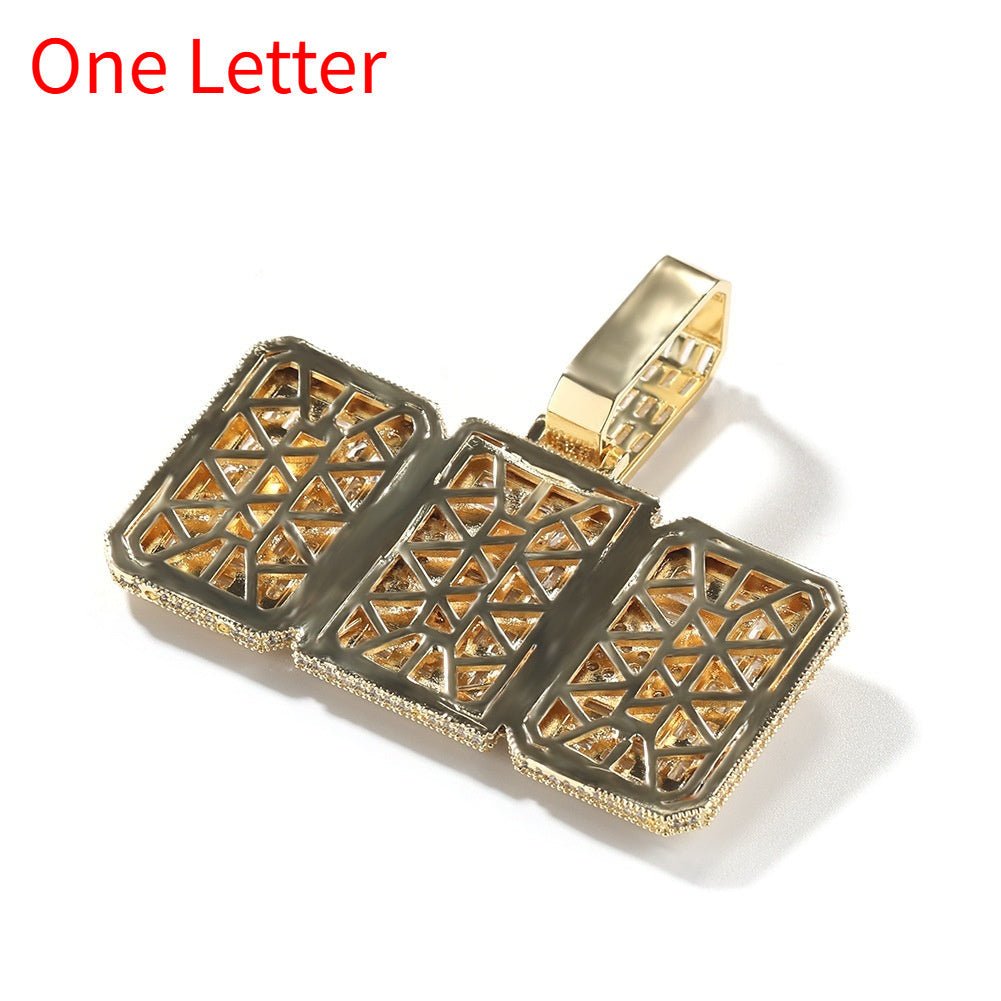Hip-hop Copper Letter Necklace Customizable | Luxury Home Accessories | Heulog Glow