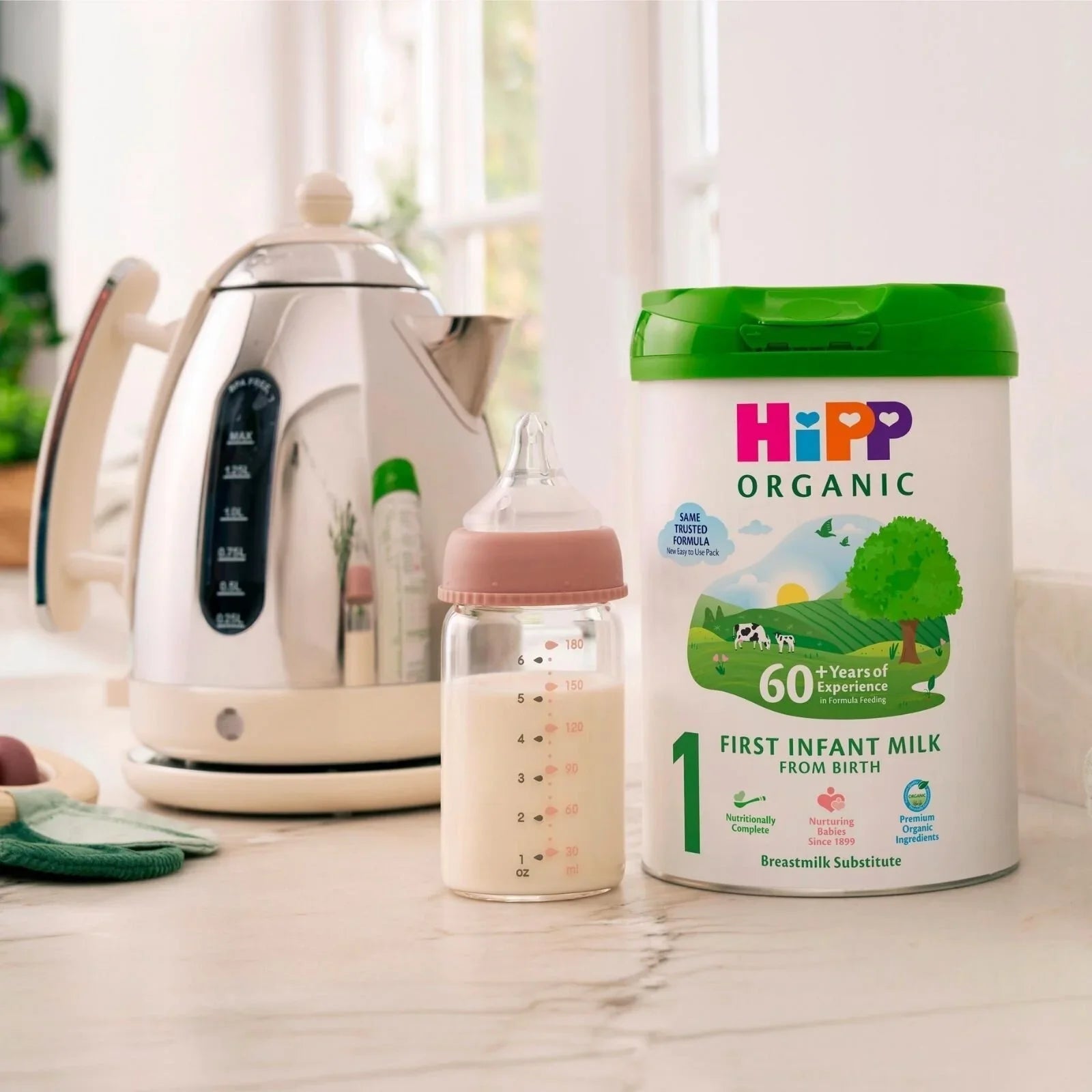 HiPP Organic 1 First Infant Baby Milk Formula from Birth 800g | Luxury Home Accessories | Heulog Glow