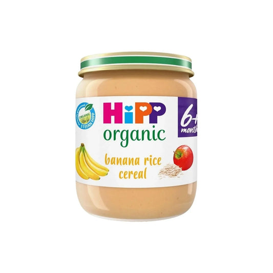 HiPP Organic Banana Rice Cereal Baby Food 6+ months 125g | Luxury Home Accessories | Heulog Glow