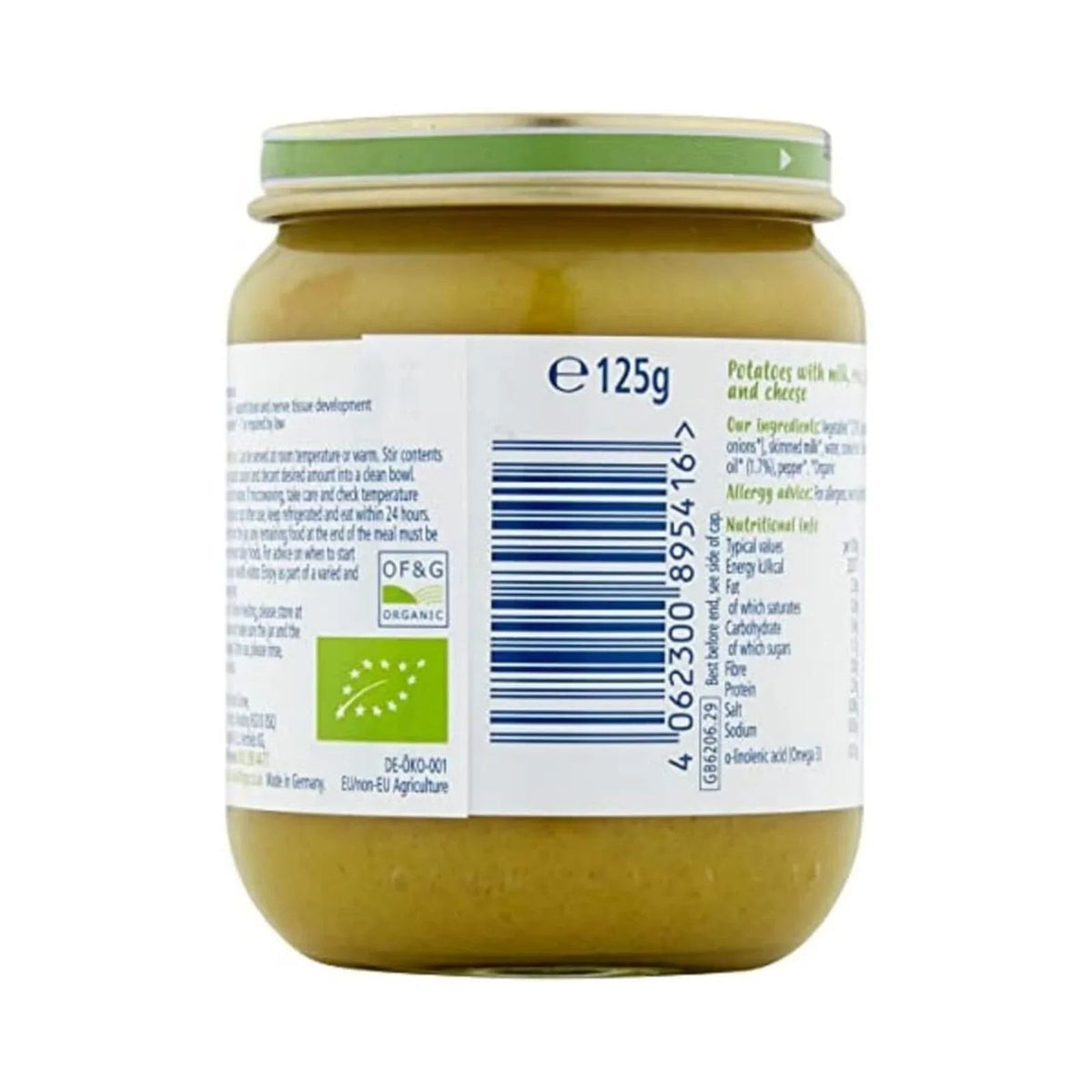 HiPP Organic Cheesy Potato & Spinach Bake Baby Food Jar 6+ months 125g | Luxury Home Accessories | Heulog Glow