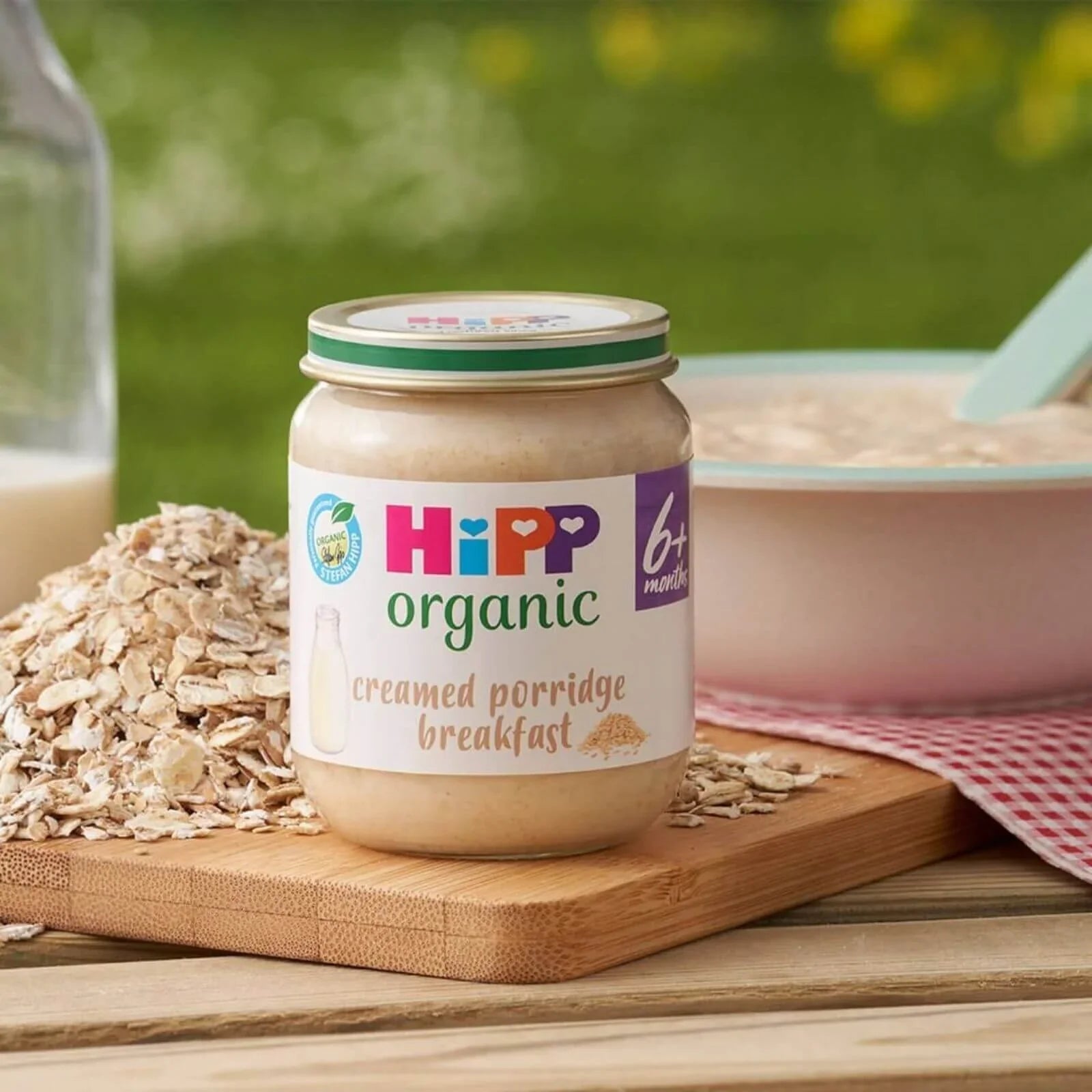 HiPP Organic Creamed Porridge Breakfast Baby Food Jar 6+ months 125g | Luxury Home Accessories | Heulog Glow