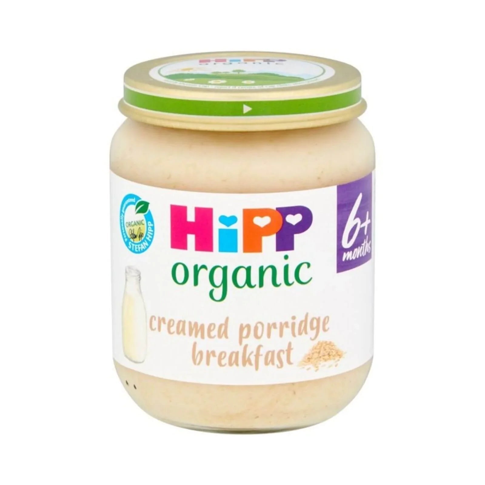 HiPP Organic Creamed Porridge Breakfast Baby Food Jar 6+ months 125g | Luxury Home Accessories | Heulog Glow