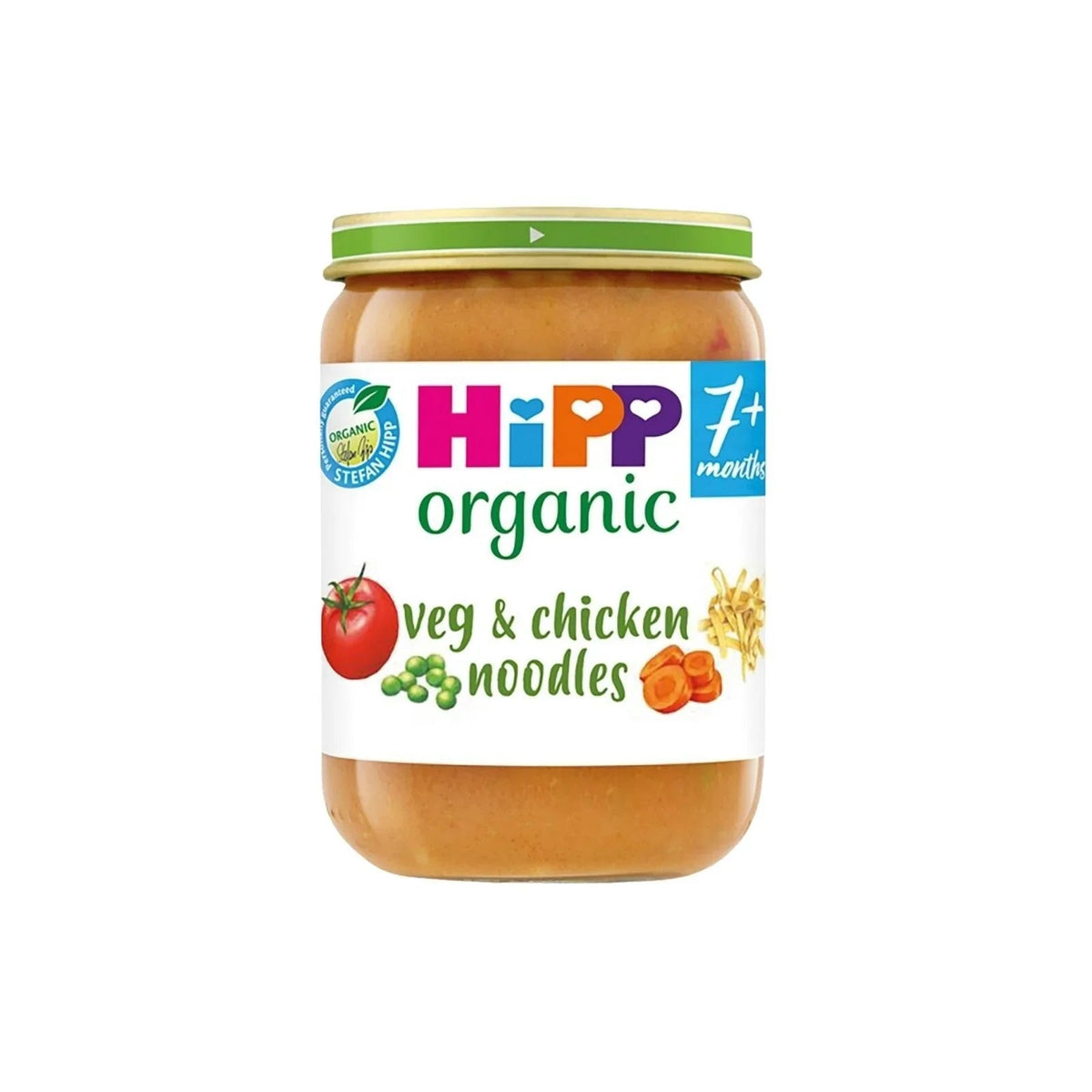 HiPP Organic Vegetables & Chicken Noodles Baby Food Jar 7+ months 190g | Luxury Home Accessories | Heulog Glow