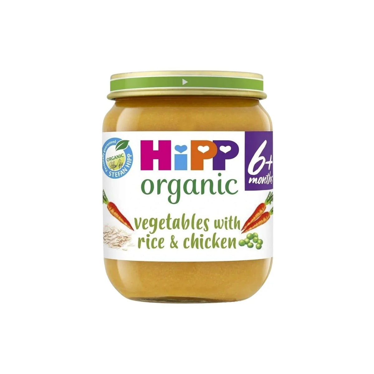 HiPP Organic Vegetables with Rice & Chicken Baby Food Jar 6+ months 125g | Luxury Home Accessories | Heulog Glow