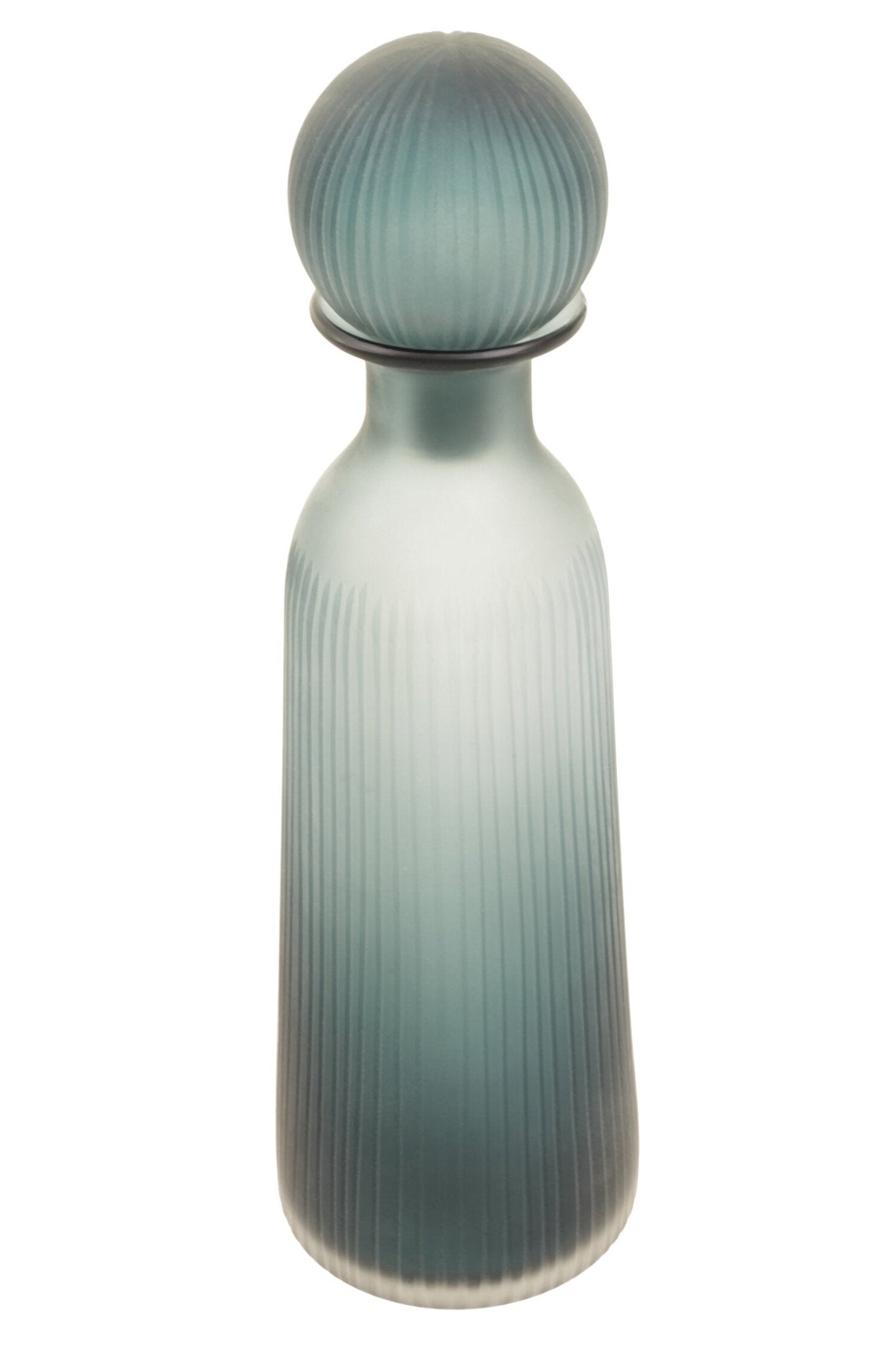 Hira Large Blue Bottle Vase | Luxury Home Accessories | Heulog Glow