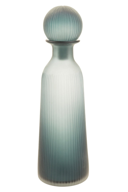Hira Large Blue Bottle Vase | Luxury Home Accessories | Heulog Glow