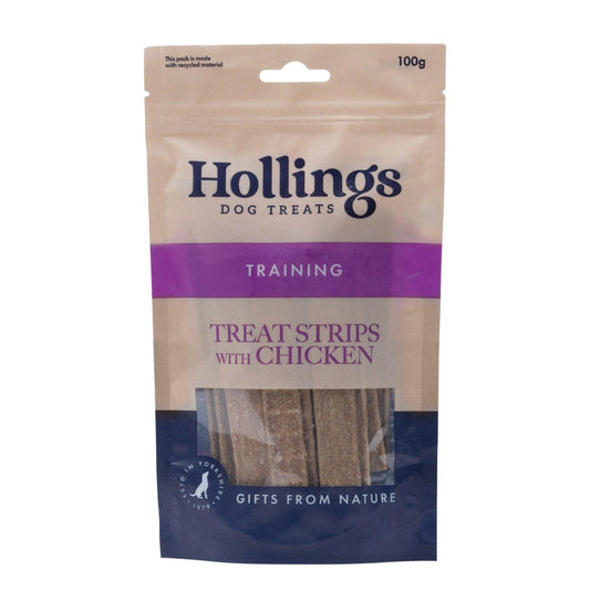 Hollings 100% Meat Treat Chicken 100g | Luxury Home Accessories | Heulog Glow