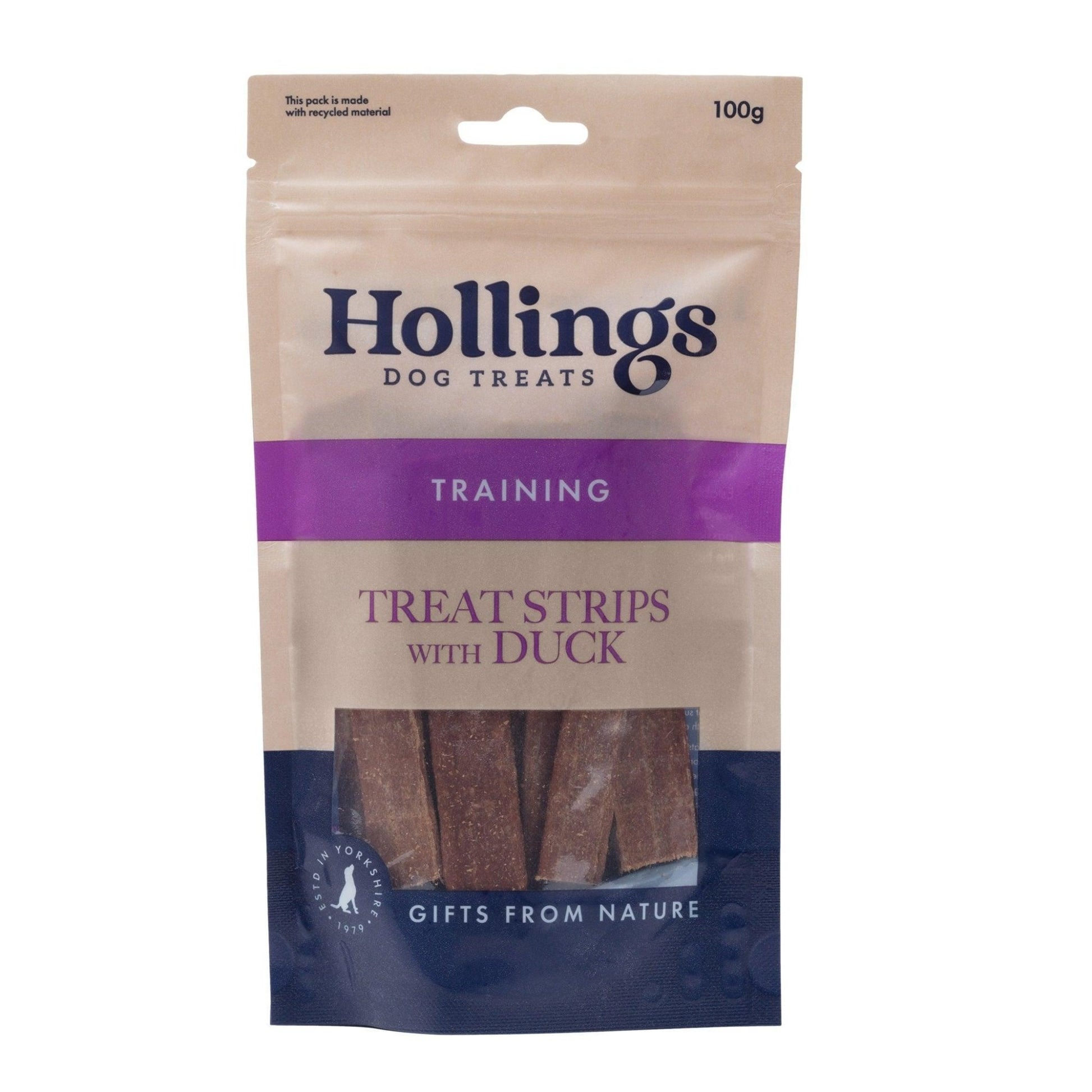 Hollings 100% Meat Treat Duck 100g | Luxury Home Accessories | Heulog Glow