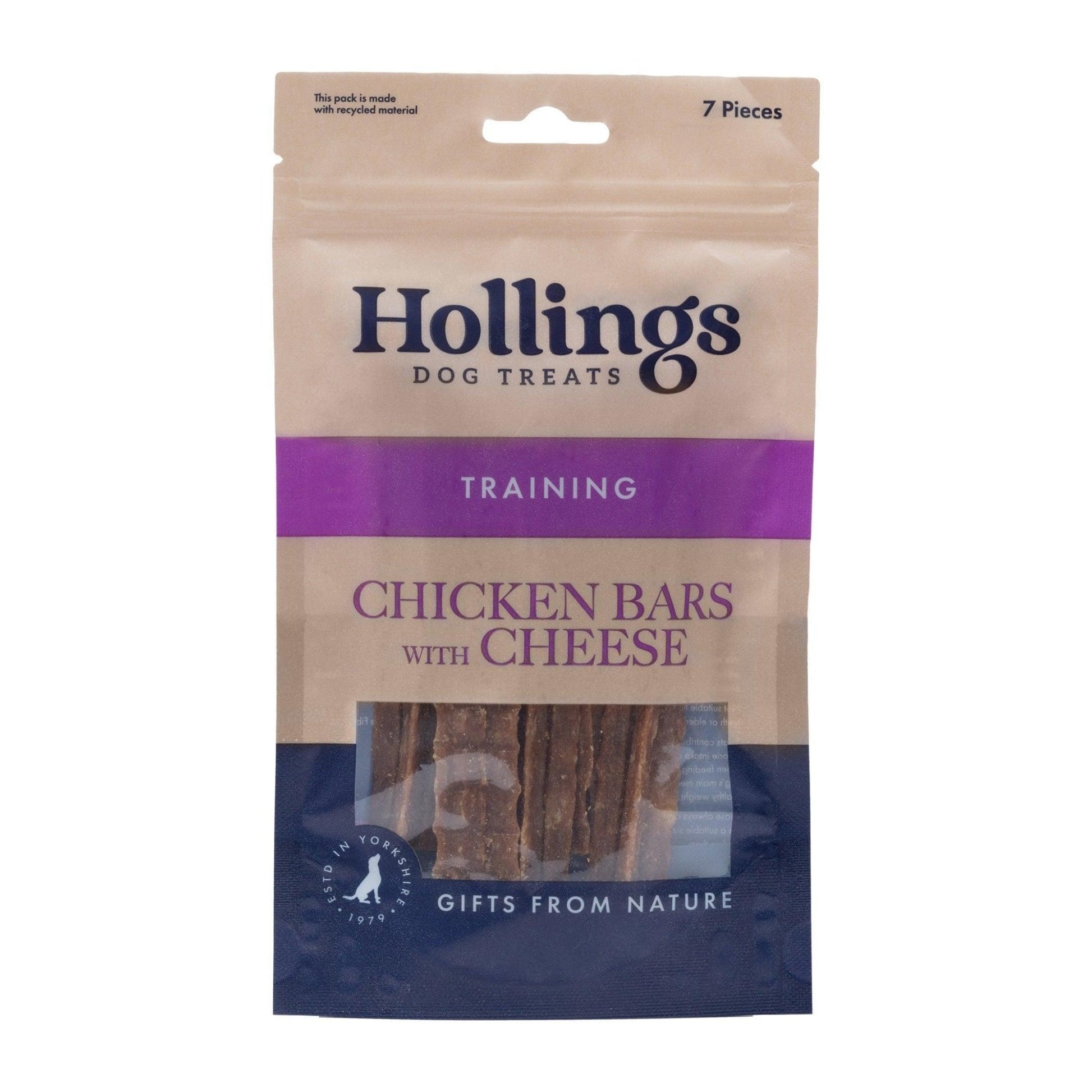 Hollings Chicken Bar with Cheese 7 pack | Luxury Home Accessories | Heulog Glow