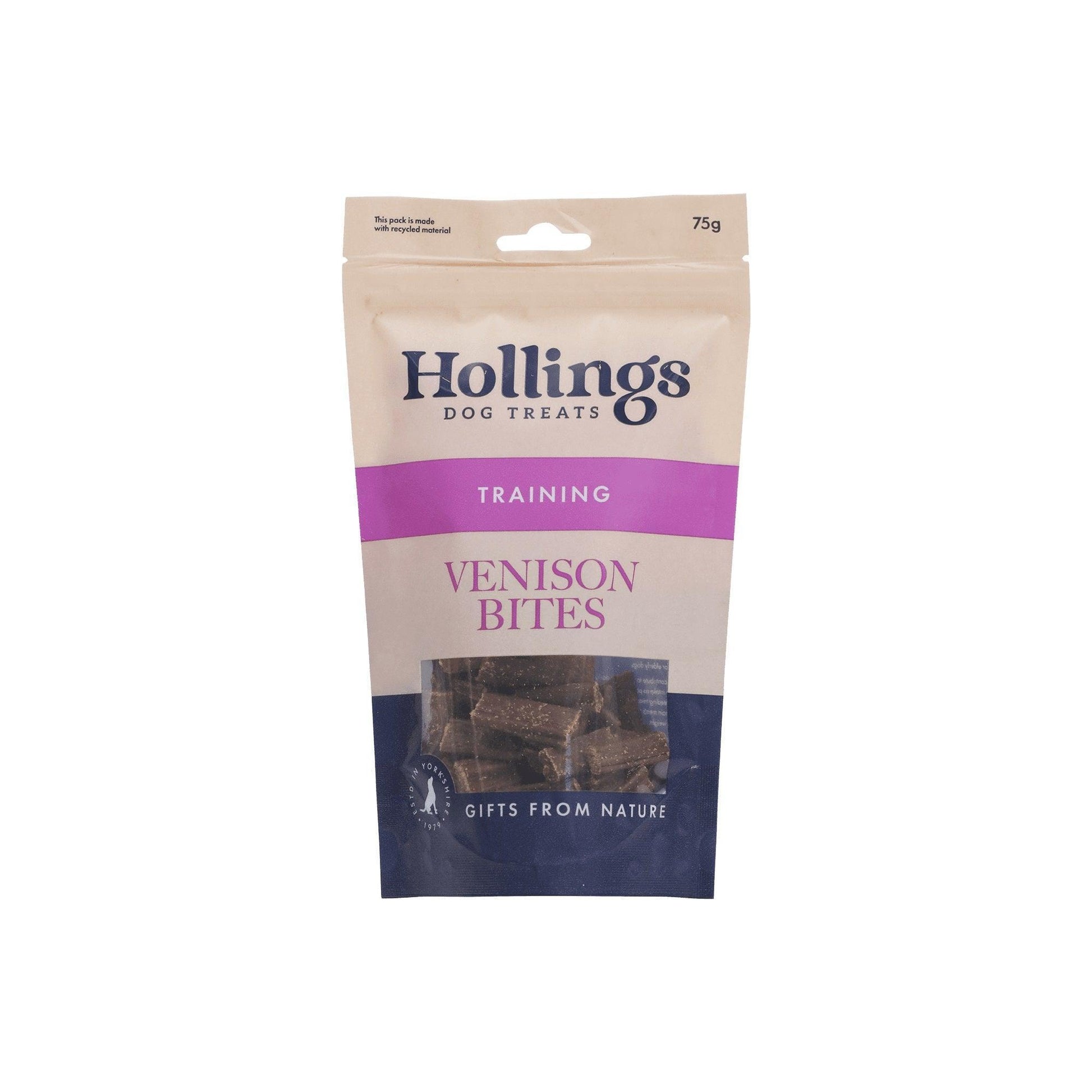 Hollings Training Treat Venison 75g | Luxury Home Accessories | Heulog Glow