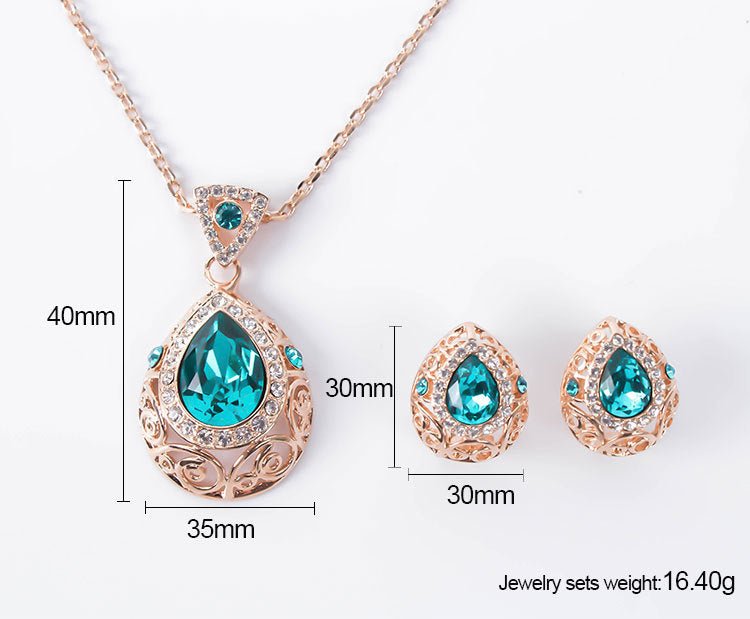 Hollow pattern jewelry set | Luxury Home Accessories | Heulog Glow