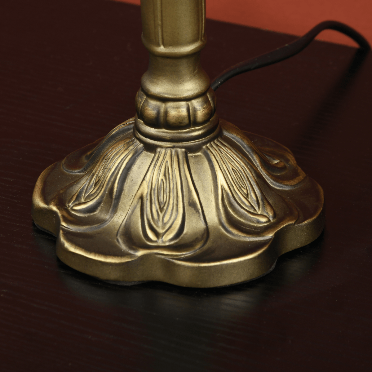HOMCOM Antique Table Lamp, for Bedroom Bedside, Bulb not Included, Blue | Luxury Home Accessories | Heulog Glow